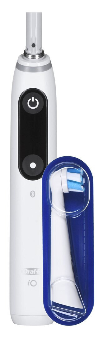Oral-B iO Series 8N Ηλεκτρική Οδοντόβουρτσα με Χρονομετρητή, Αισθητήρα Πίεσης και Θήκη Ταξιδίου White Alabaster - Image 11