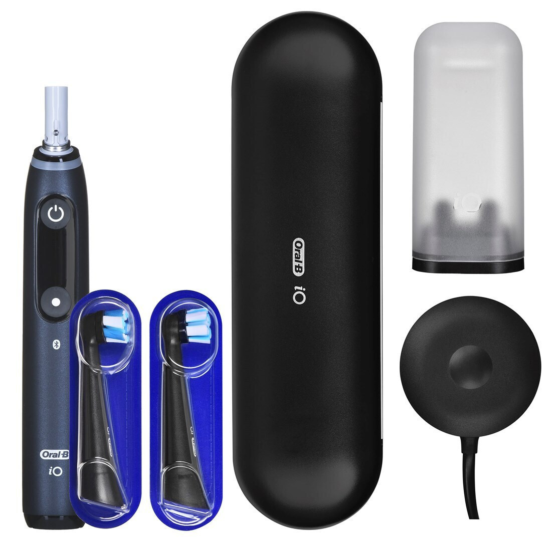 Oral-B iO Series 8N Ηλεκτρική Οδοντόβουρτσα με Χρονομετρητή, Αισθητήρα Πίεσης και Θήκη Ταξιδίου Black Onyx - Image 5