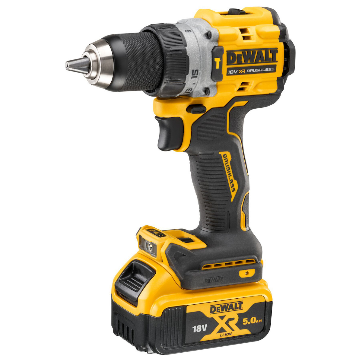 Dewalt DCK2026P2T Σετ Γωνιακός Τροχός & Κρουστικό Δραπανοκατσάβιδο Brushless 18V με 2 Μπαταρίες 5Ah και Θήκη - Image 3