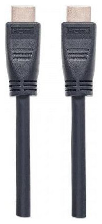 Manhattan Cable HDMI 2.0 Cable HDMI male - HDMI male 10m Μαύρο 353977 - Image 5