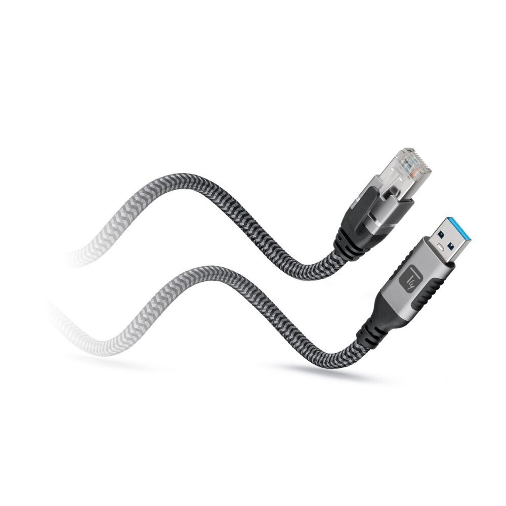Techly Icoc U3a-rj45-010 Καλώδιο Usb 3.0 Male Ethernet Rj45 Male 1m - Image 3