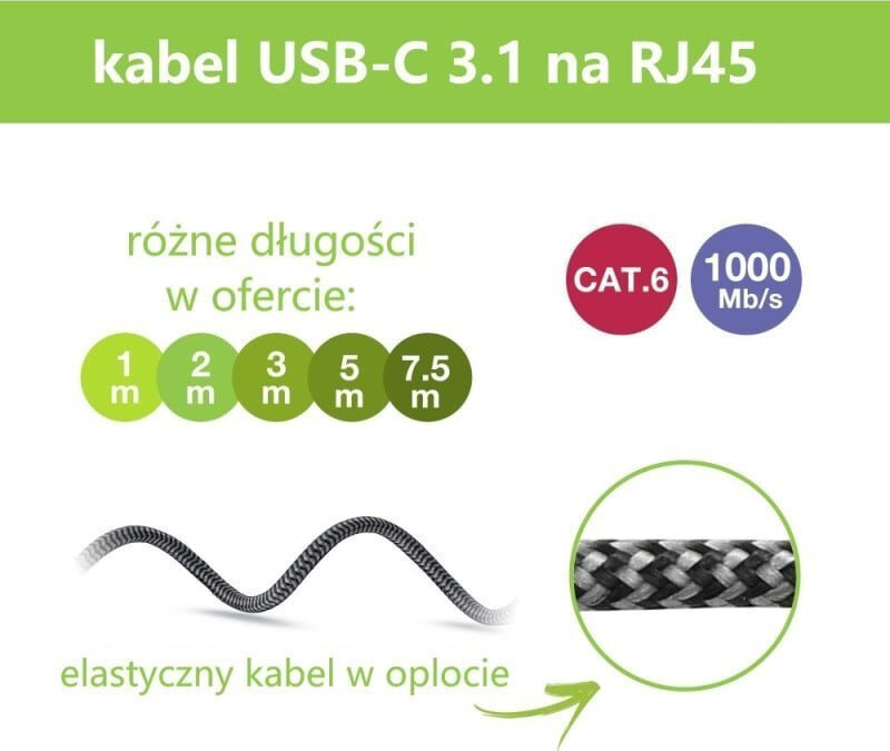 Techly Icoc U3c-rj45-030 Καλώδιο Usb-c Αρσενικό Ethernet Rj45 Αρσενικό 3m - Image 5