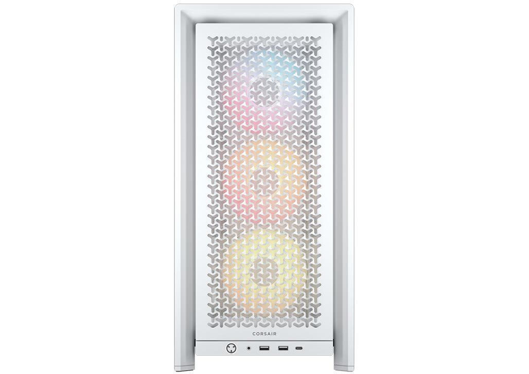 Corsair Frame 4000D RS Midi Tower Κουτί Υπολογιστή με RGB Φωτισμό Λευκό - Image 2