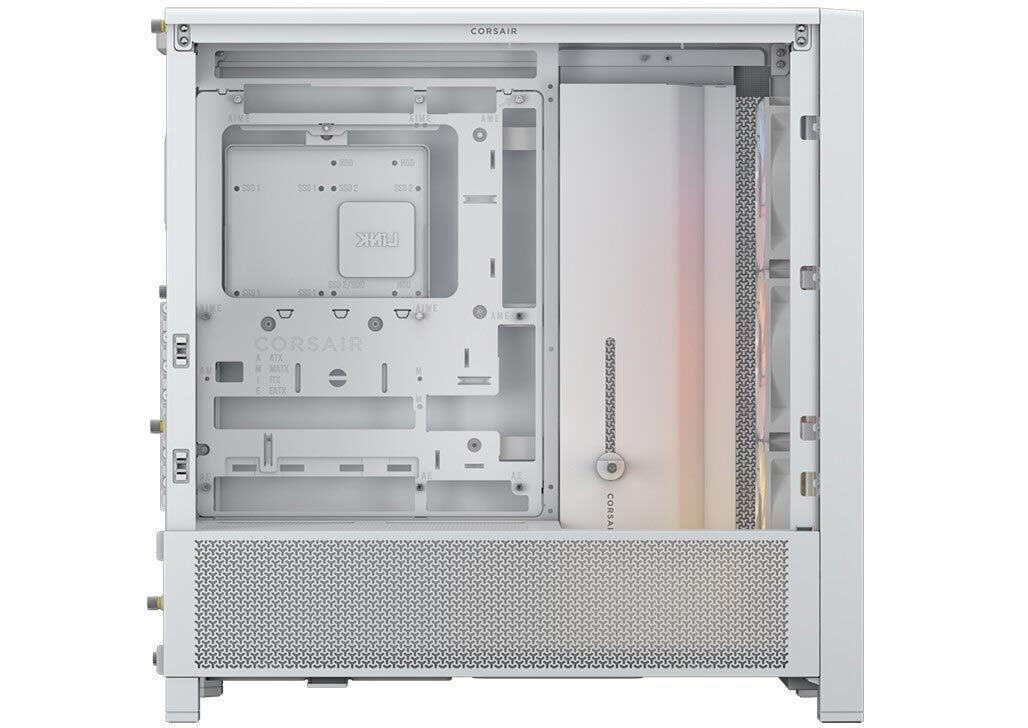 Corsair Frame 4000D RS Midi Tower Κουτί Υπολογιστή με RGB Φωτισμό Λευκό - Image 3