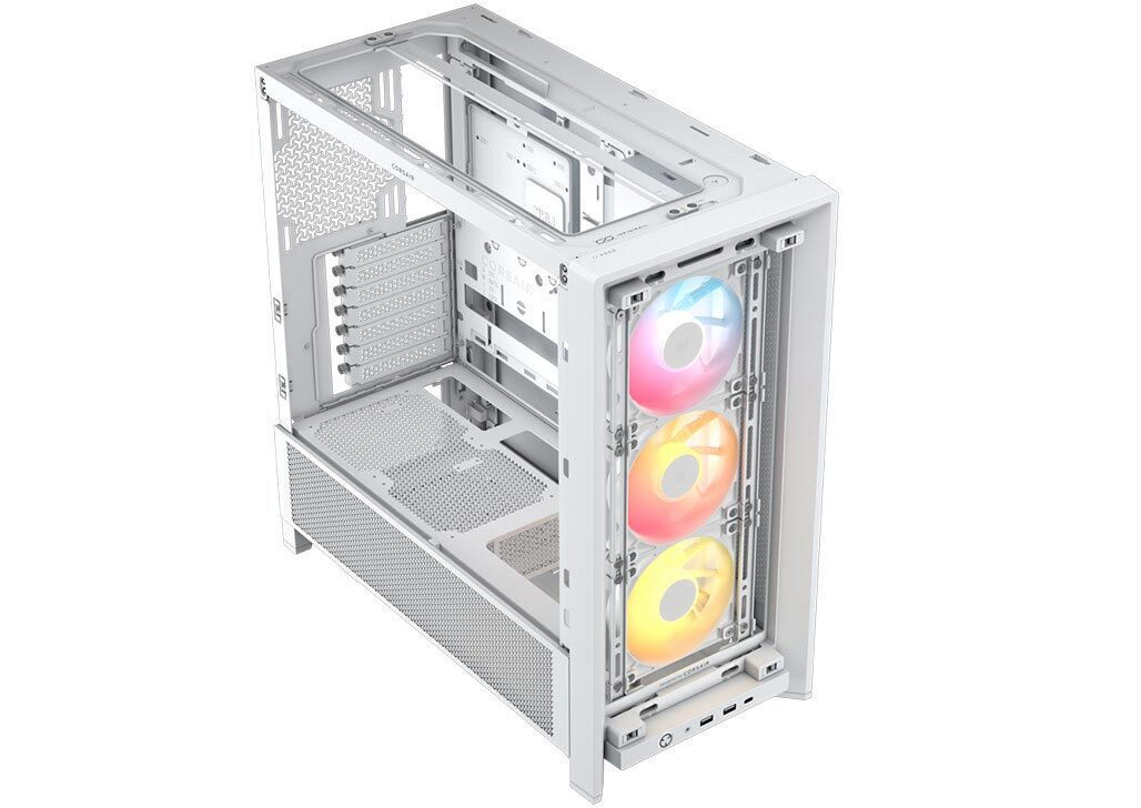 Corsair Frame 4000D RS Midi Tower Κουτί Υπολογιστή με RGB Φωτισμό Λευκό - Image 4
