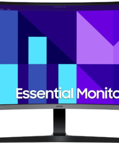 Samsung Essential Monitor S3 27D392 VA Curved Monitor 27" FHD 1920x1080 με Χρόνο Απόκρισης 4ms GTG