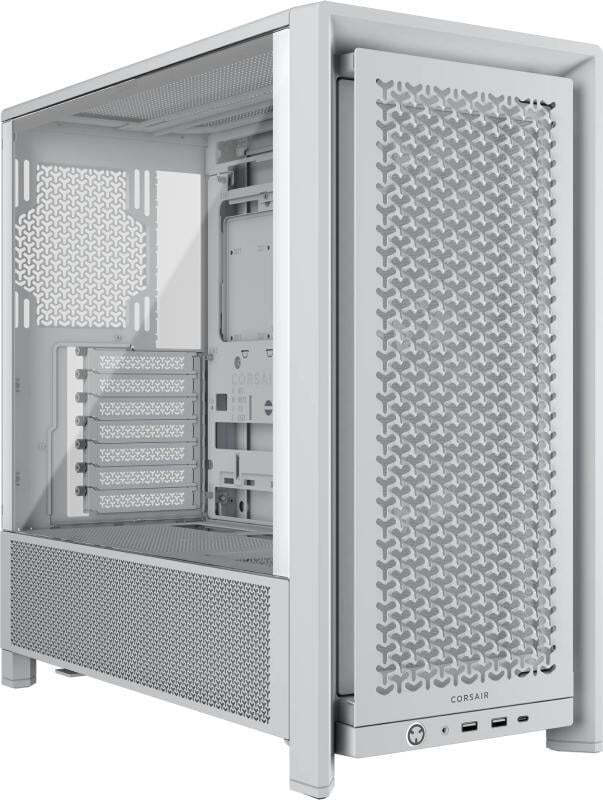 Corsair Frame 4000D RS Midi Tower Κουτί Υπολογιστή με Πλαϊνό Παράθυρο Λευκό - Image 2