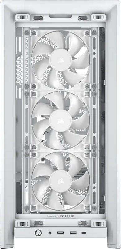 Corsair Frame 4000D RS Midi Tower Κουτί Υπολογιστή με Πλαϊνό Παράθυρο Λευκό - Image 3