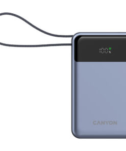 Alternative view of Canyon OnPower PB-600 20000mAh 65W με Θύρα USB-A και Θύρα USB-C Power Delivery Dark Gray