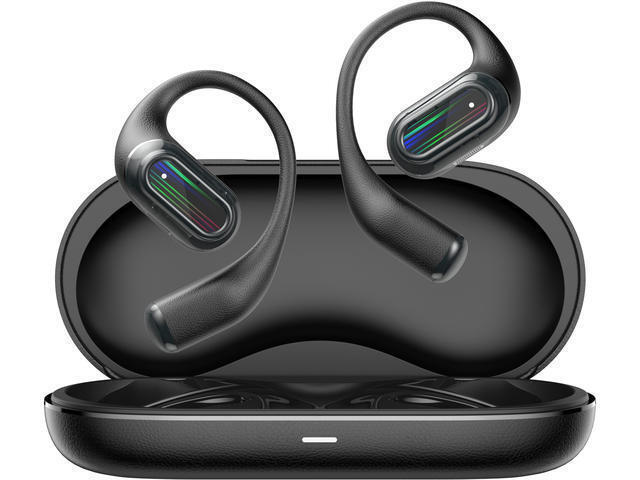 Canyon OnFlow 12 Open Ear Bluetooth Handsfree Ακουστικά με Θήκη Φόρτισης Μαύρα - Image 5