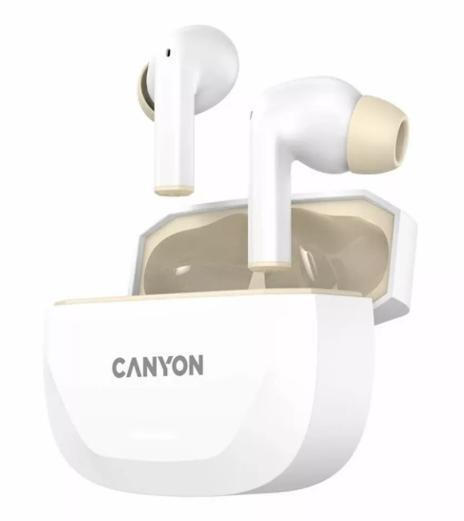 Canyon In-ear Bluetooth Handsfree Ακουστικά Λευκά - Image 3