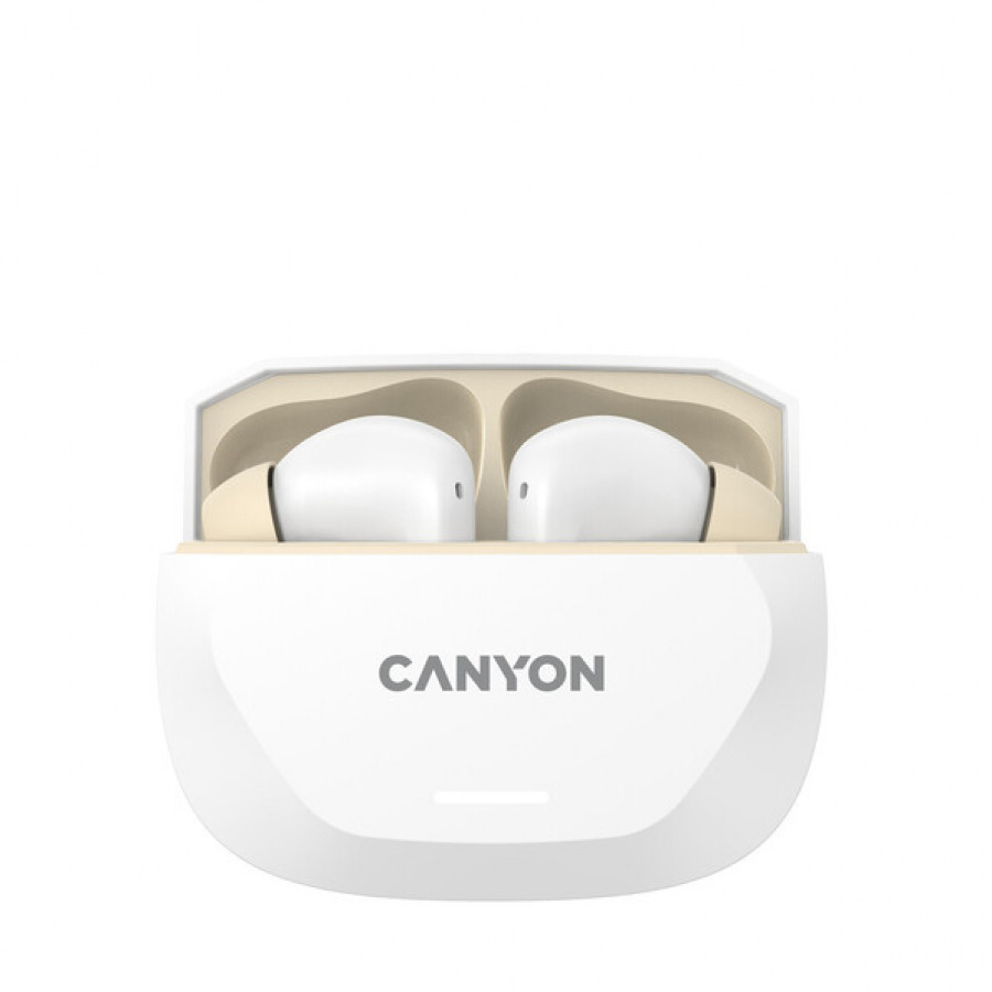 Canyon In-ear Bluetooth Handsfree Ακουστικά Λευκά - Image 2
