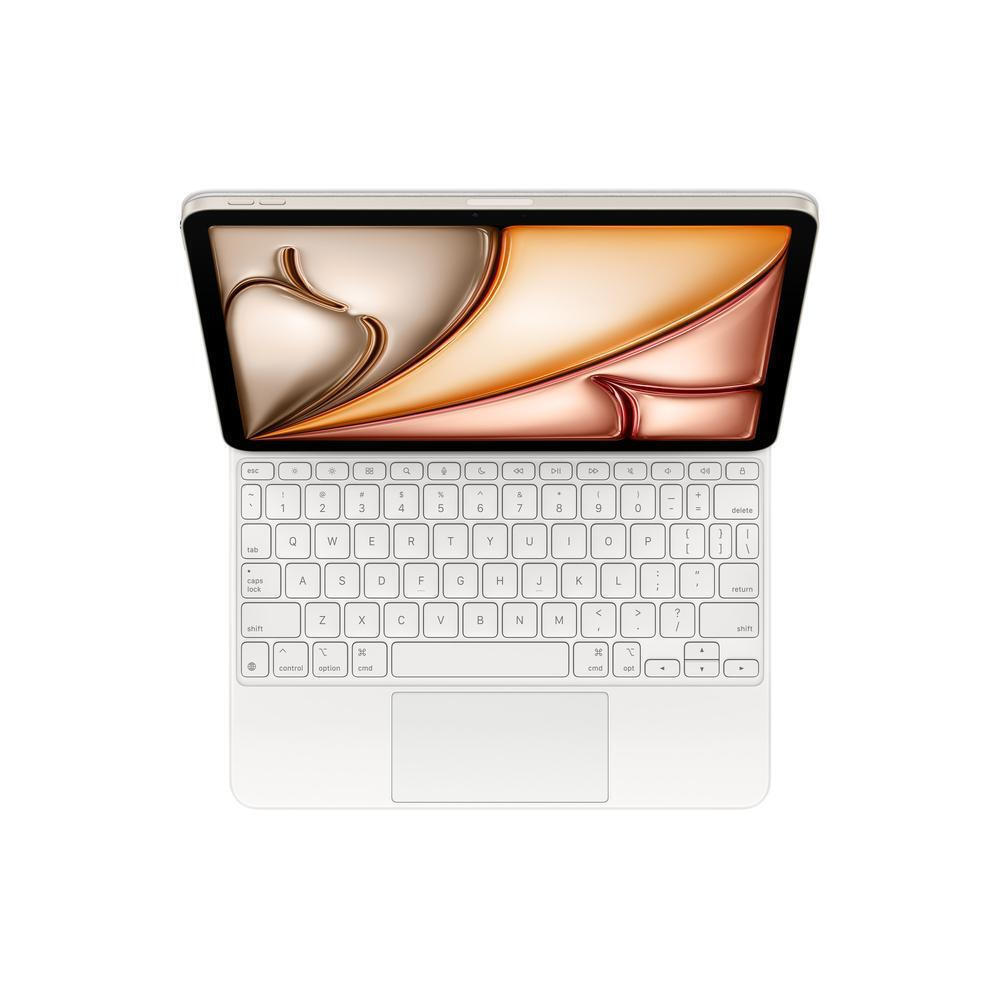 Apple Magic Flip Cover με Πληκτρολόγιο Λευκή (iPad Air 11 M3)