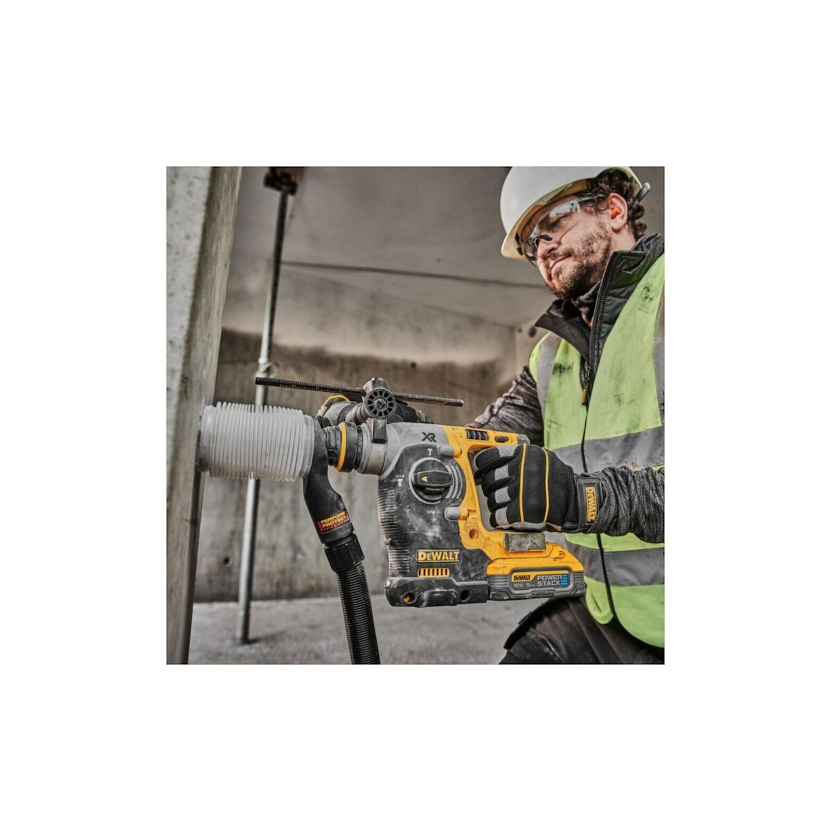 Dewalt DCK429P3T Σετ Γωνιακός Τροχός, Δραπανοκατσάβιδο, Κατσαβίδι & Σκαπτικό 18V με 3 Μπαταρίες 5Ah και Θήκη - Image 5