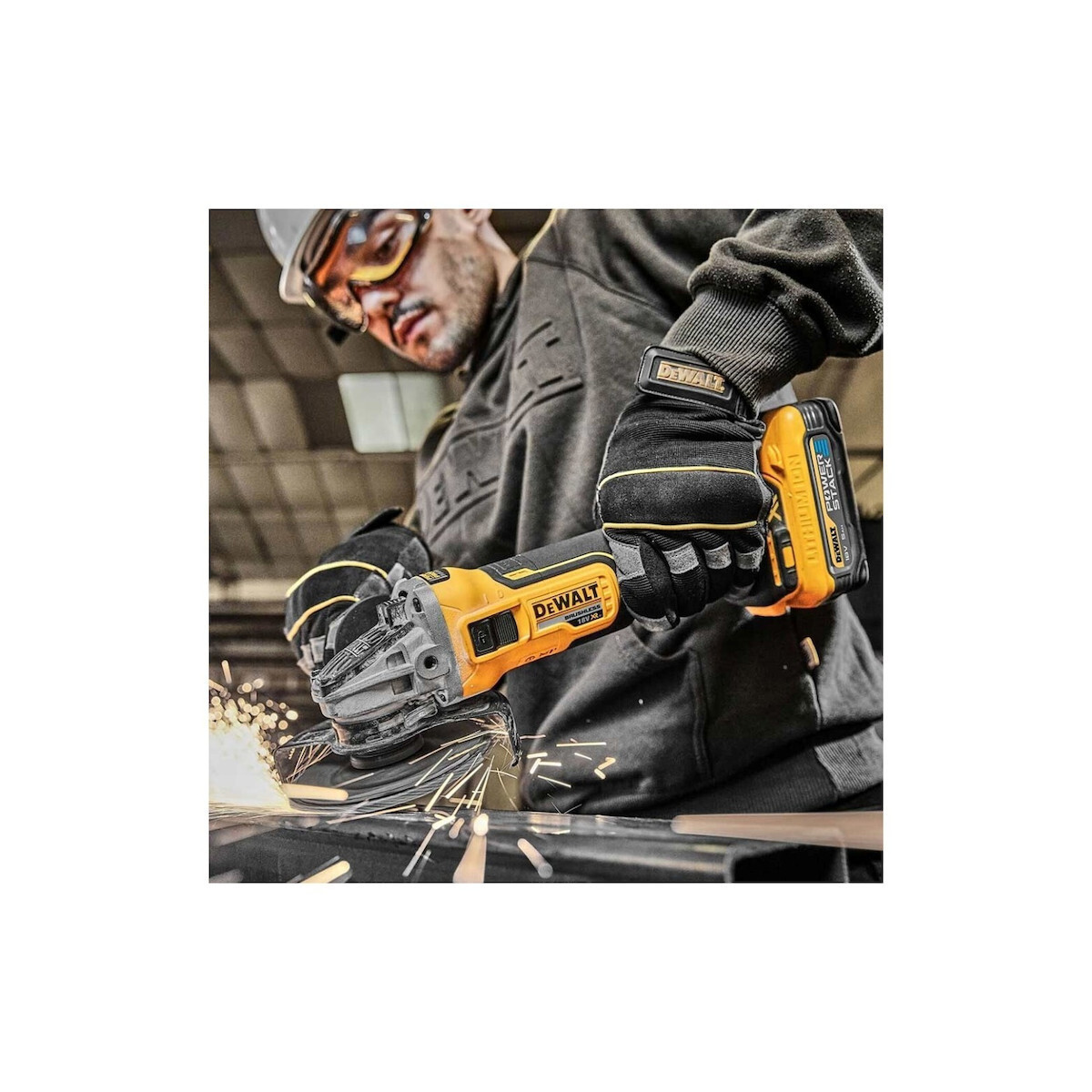 Dewalt DCK429P3T Σετ Γωνιακός Τροχός, Δραπανοκατσάβιδο, Κατσαβίδι & Σκαπτικό 18V με 3 Μπαταρίες 5Ah και Θήκη - Image 4
