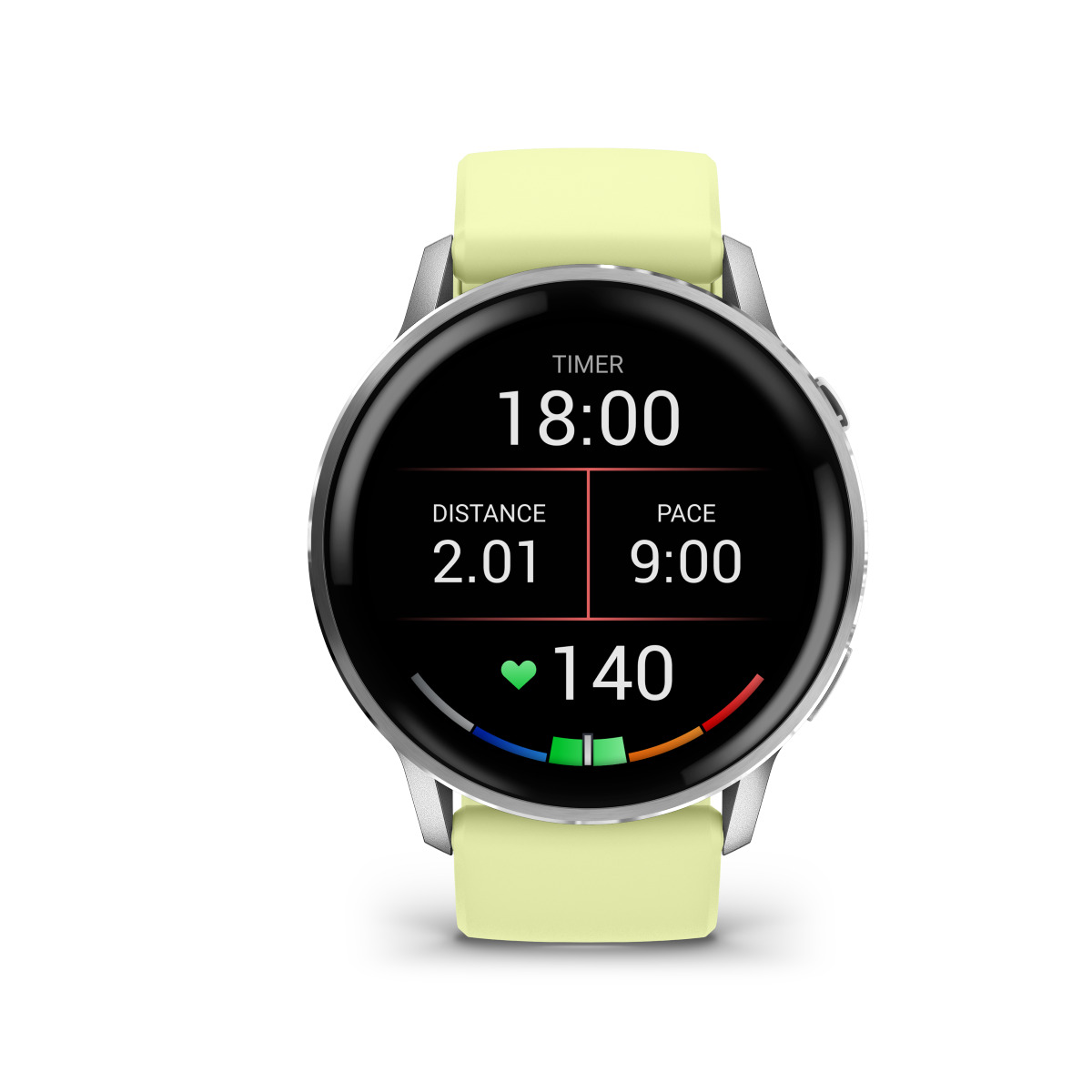 Garmin Venu 4 Stainless Steel 45mm Αδιάβροχο Smartwatch με Παλμογράφο (Silver with Citron) - Image 5