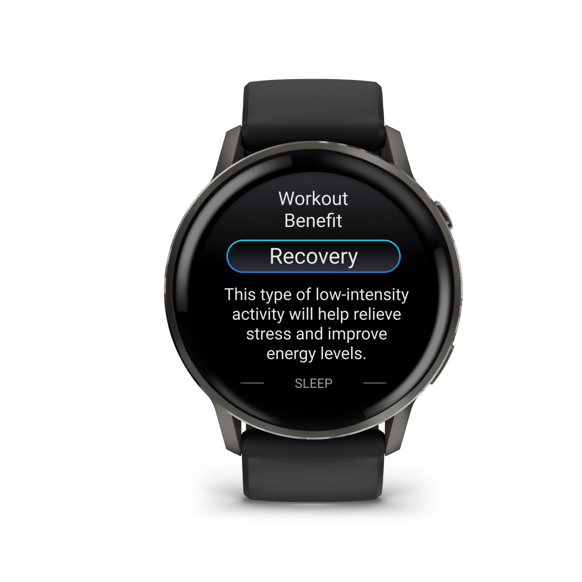 Garmin Venu 4 Stainless Steel 45mm Αδιάβροχο Smartwatch με Παλμογράφο (Slate with Black) - Image 2