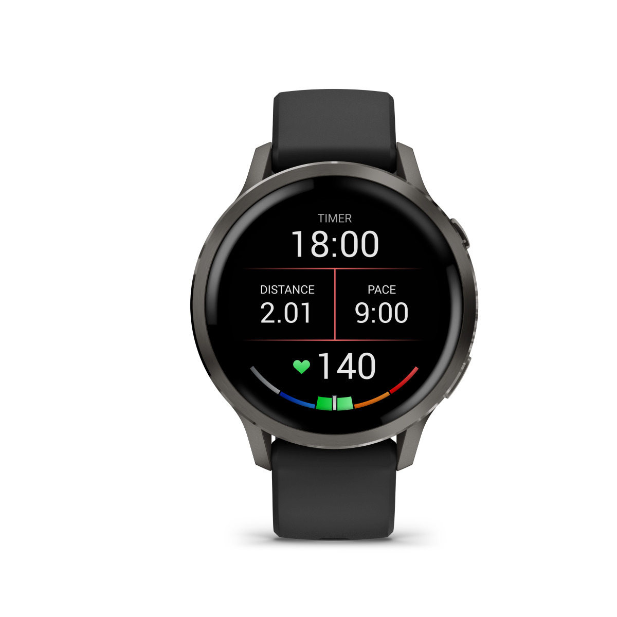 Garmin Venu 4 Stainless Steel 41mm Αδιάβροχο Smartwatch με Παλμογράφο (Slate with Black) - Image 4