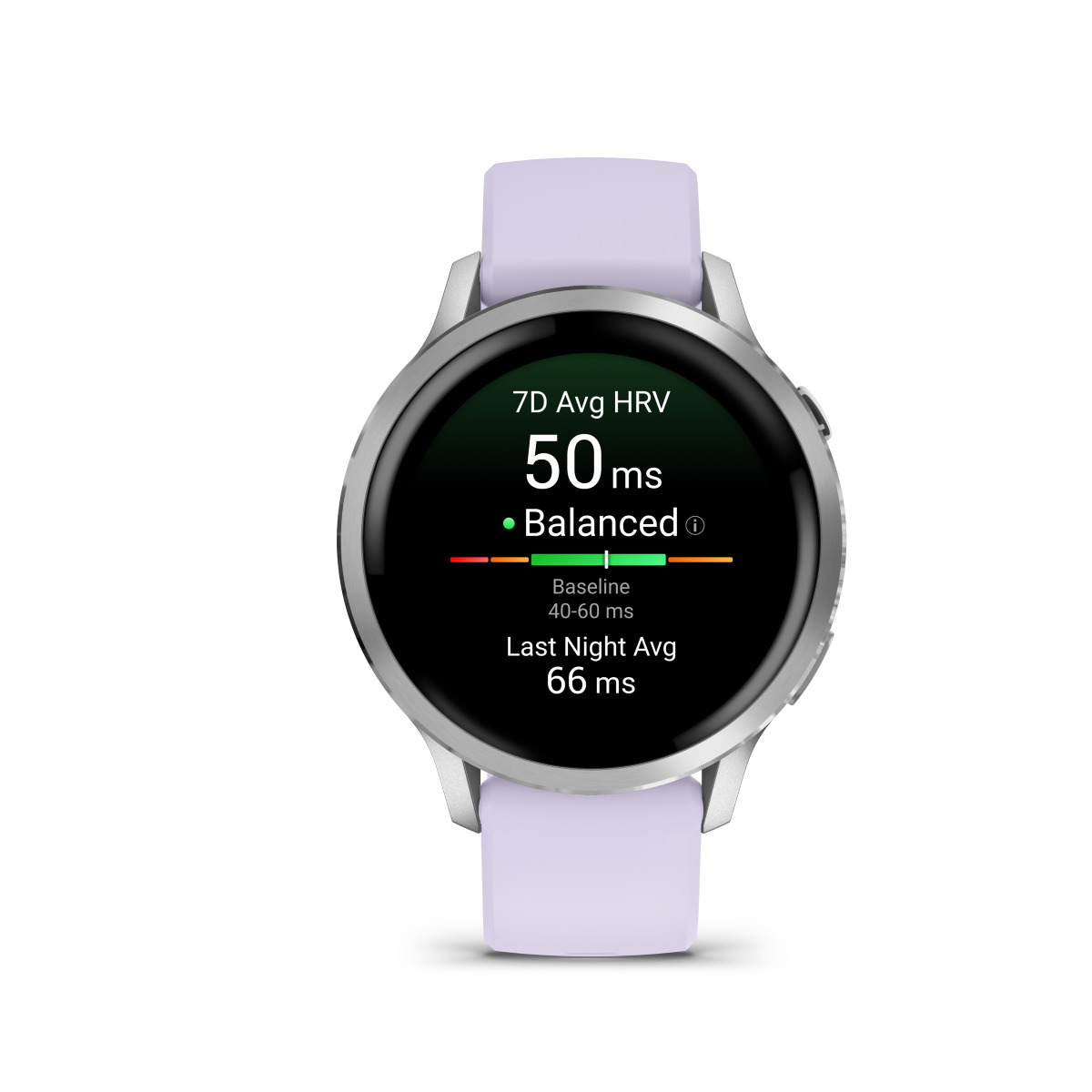 Garmin Venu 4 Stainless Steel 41mm Αδιάβροχο Smartwatch με Παλμογράφο (Silver with Periwinkle) - Image 4