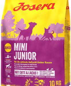 Alternative view of Josera Junior 10kg Ξηρά Τροφή χωρίς Σιτηρά για Κουτάβια Μικρόσωμων & Μεσαίων Φυλών με Πάπια, Σολομό, Κρέας, Blueberry, Σιτάρι και Πουλερικά