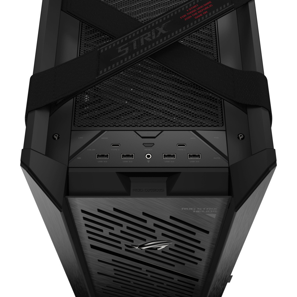 Asus ROG Strix Helios II Gaming Midi Tower Κουτί Υπολογιστή με Πλαϊνό Παράθυρο και RGB Φωτισμό Μαύρο - Image 7