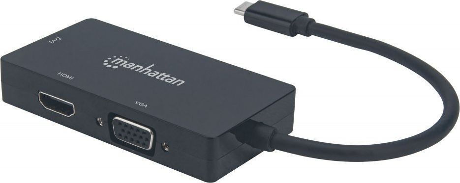Manhattan USB-C Docking Station με HDMI Μαύρο (152983) - Image 3