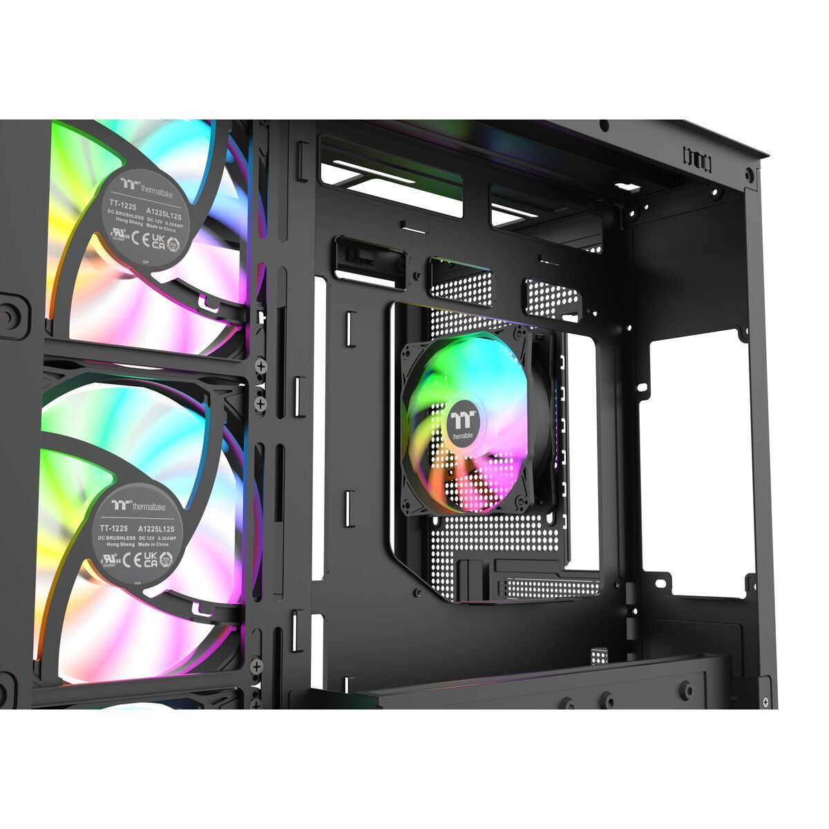 Thermaltake View 380 WS ARGB Gaming Midi Tower Κουτί Υπολογιστή με Πλαϊνό Παράθυρο Μαύρο - Image 9