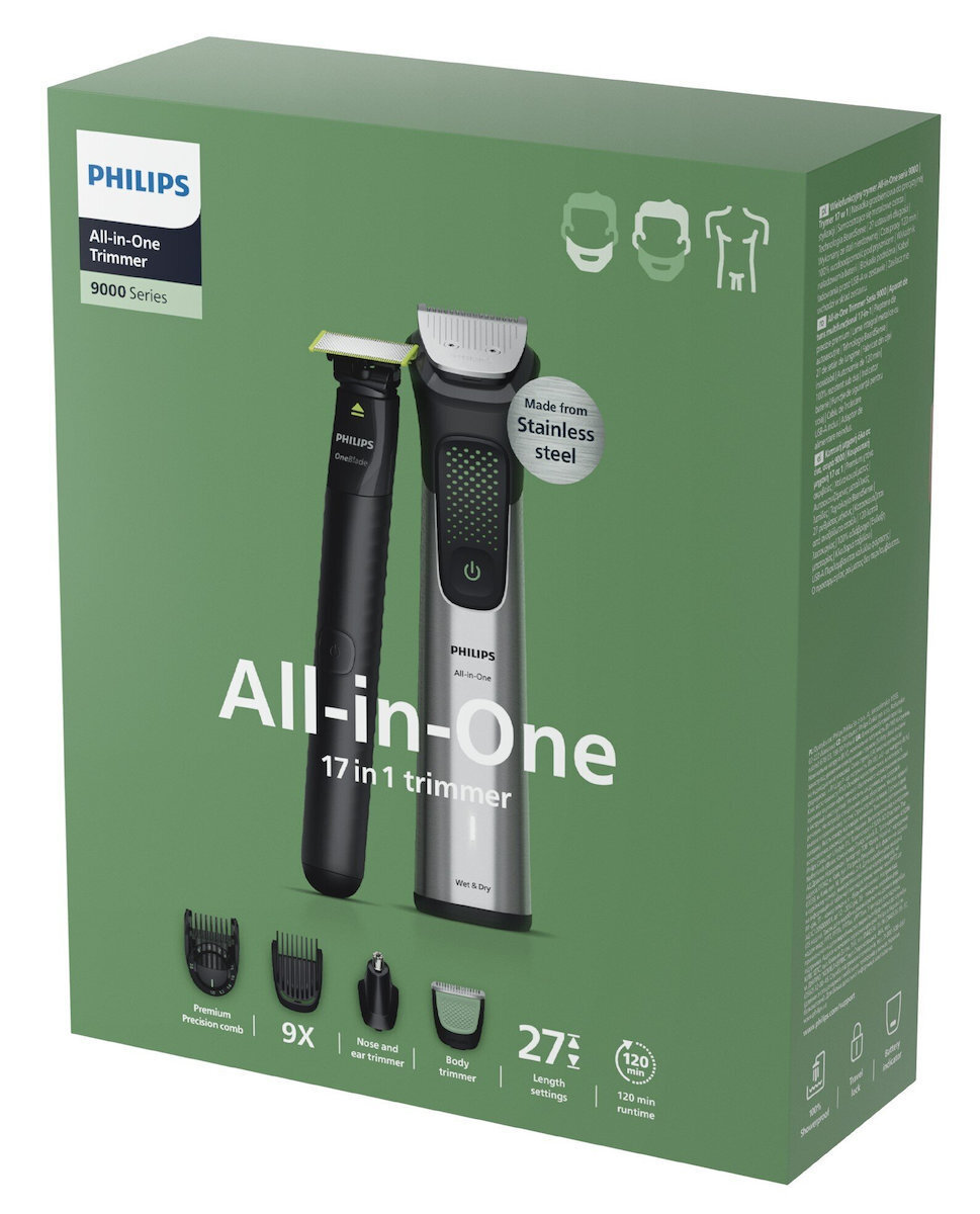 Philips Series 9000 Σετ Επαναφορτιζόμενης Κουρευτικής Μηχανής Μαύρο MG9535/15 - Image 7