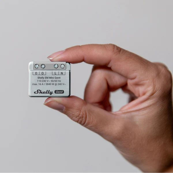 Shelly Mini Smart Ενδιάμεσος Διακόπτης με Wi-Fi και Bluetooth PLUSMINIEM-R4 - Image 2