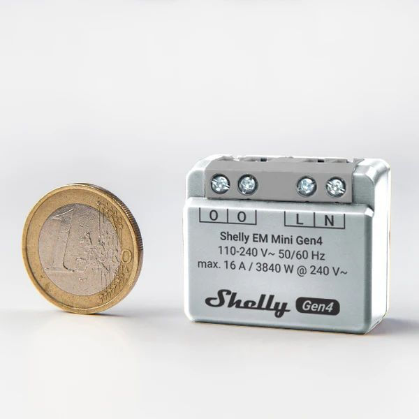 Shelly Mini Smart Ενδιάμεσος Διακόπτης με Wi-Fi και Bluetooth PLUSMINIEM-R4 - Image 3