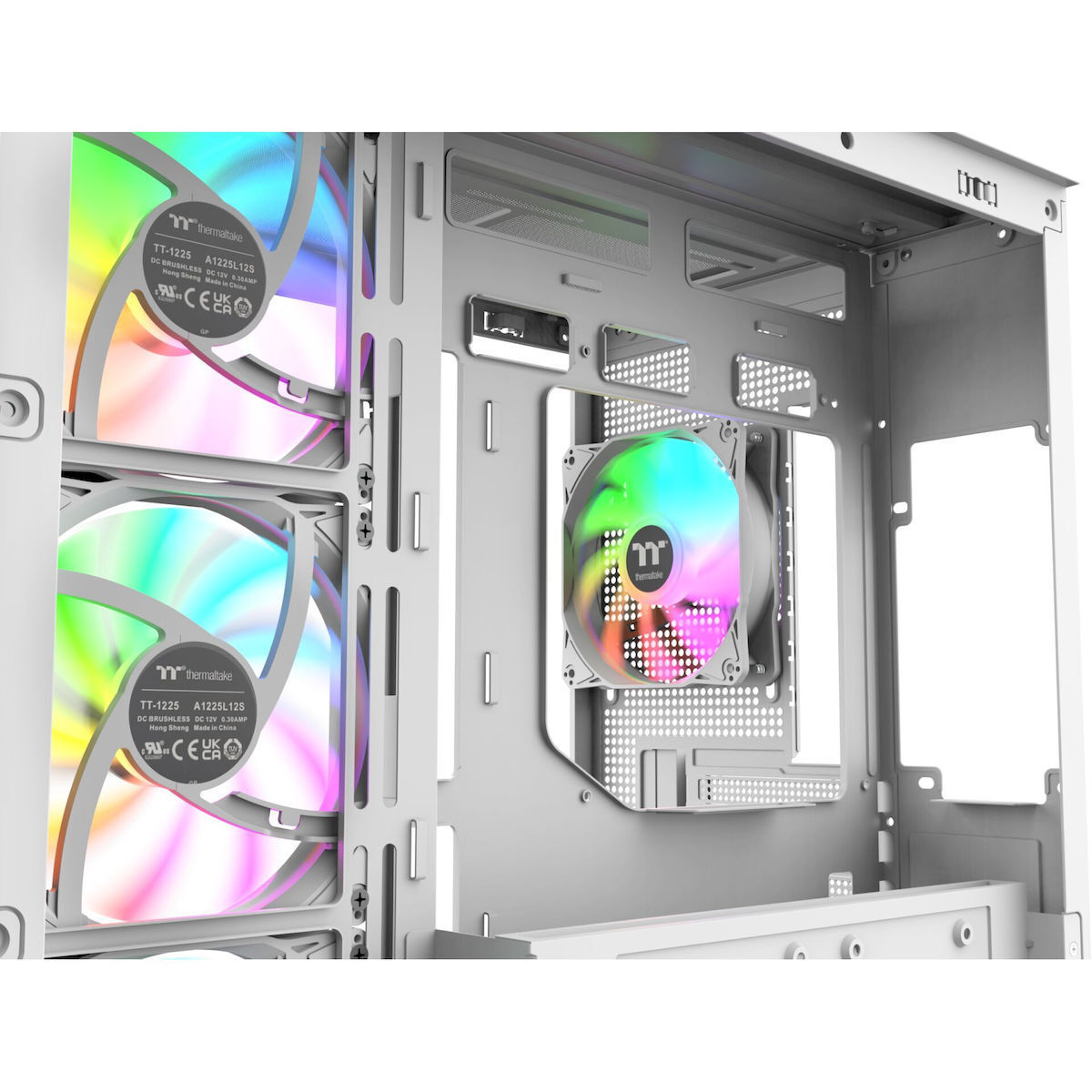 Thermaltake View 380 WS ARGB Gaming Midi Tower Κουτί Υπολογιστή με Πλαϊνό Παράθυρο Snow White - Image 5