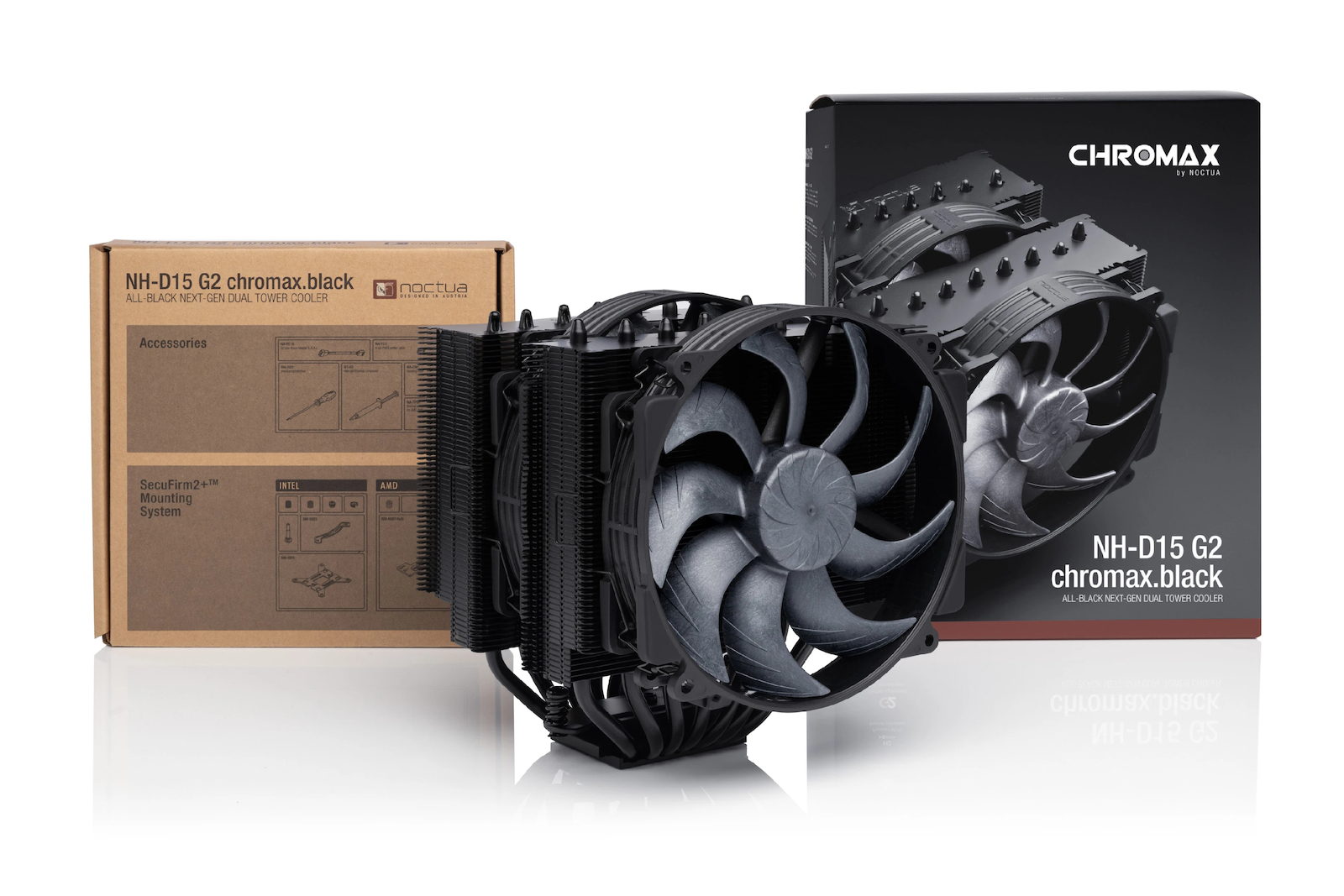 Noctua NH-D15 G2 CHROMAX.Black Ψύκτρα Επεξεργαστή για Socket AM4/AM5/1200/1700 - Image 8