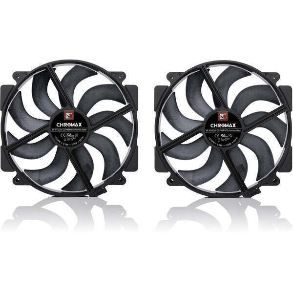 Noctua NF-A14X25R G2 PWM SX2-PP Case Fan 140mm με Σύνδεση 4-Pin 2τμχ chromax.black - Image 3