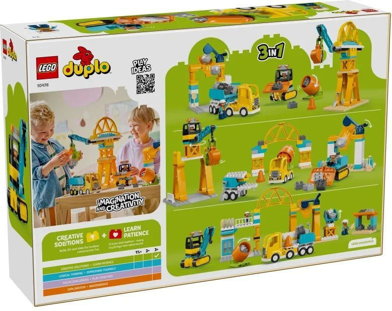 LEGO Duplo 3 in 1 Construction Site and Vehicles για 3+ Ετών 84τμχ 10476 - Image 2