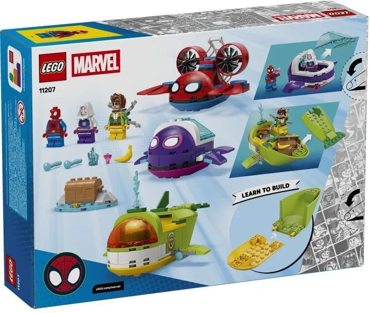 LEGO Εκπαιδευτικά Τουβλάκια Spidey: Underwater Vehicles για 4+ Ετών 154τμχ 11207 - Image 2