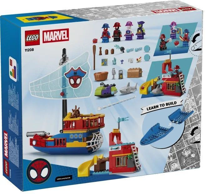 LEGO Spider-Man Team Spidey Pirate Ship για 4+ Ετών 201τμχ 11208 - Image 2