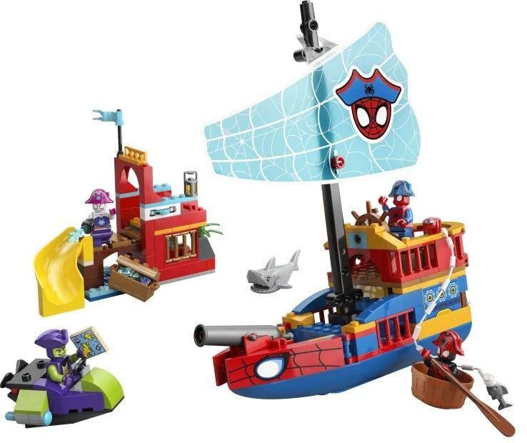 LEGO Spider-Man Team Spidey Pirate Ship για 4+ Ετών 201τμχ 11208 - Image 3