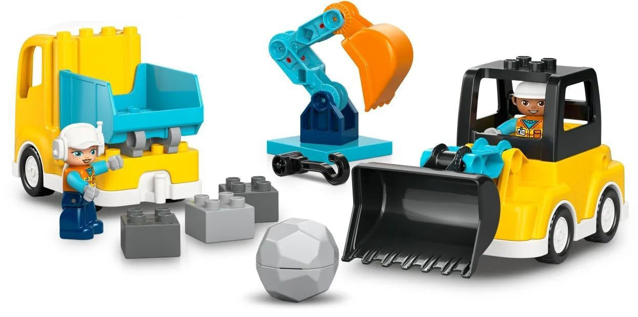 LEGO Duplo 3in1 Construction Vehicles για 2+ Ετών 22τμχ 10475 - Image 3