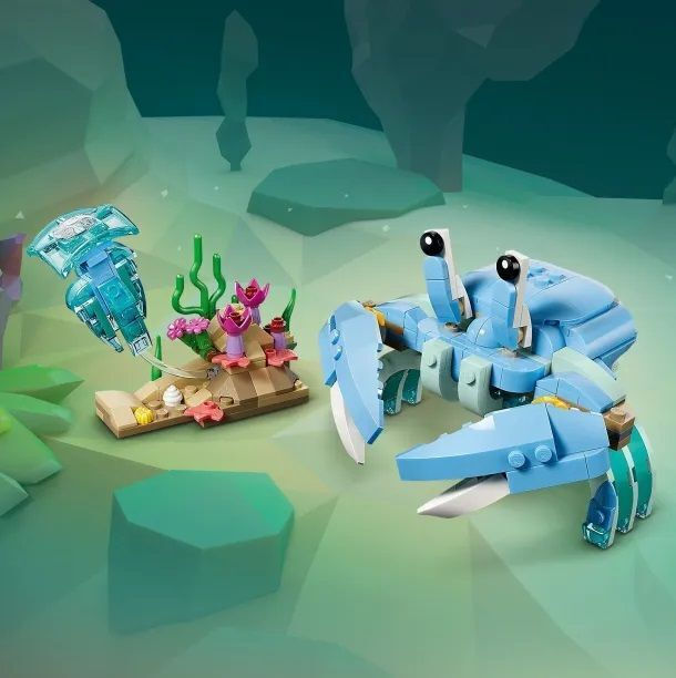 LEGO Creator 3-in-1 Sea Animals: Beautiful Dolphins για 9+ Ετών 542τμχ 31385 - Image 4
