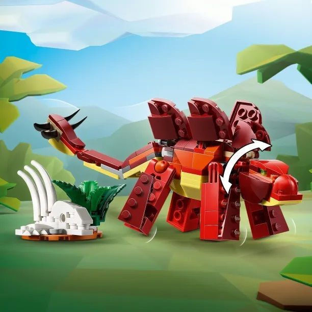 LEGO Creator 3-in-1 Fierce Dinosaur για 8+ Ετών 283τμχ 31379 - Image 3