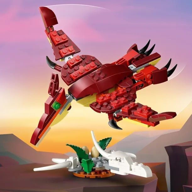 LEGO Creator 3-in-1 Fierce Dinosaur για 8+ Ετών 283τμχ 31379 - Image 4