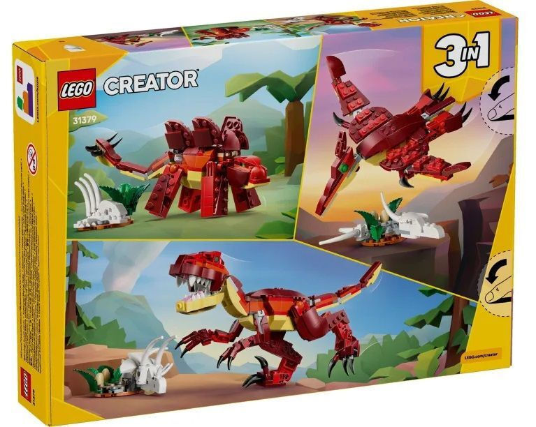 LEGO Creator 3-in-1 Fierce Dinosaur για 8+ Ετών 283τμχ 31379 - Image 8