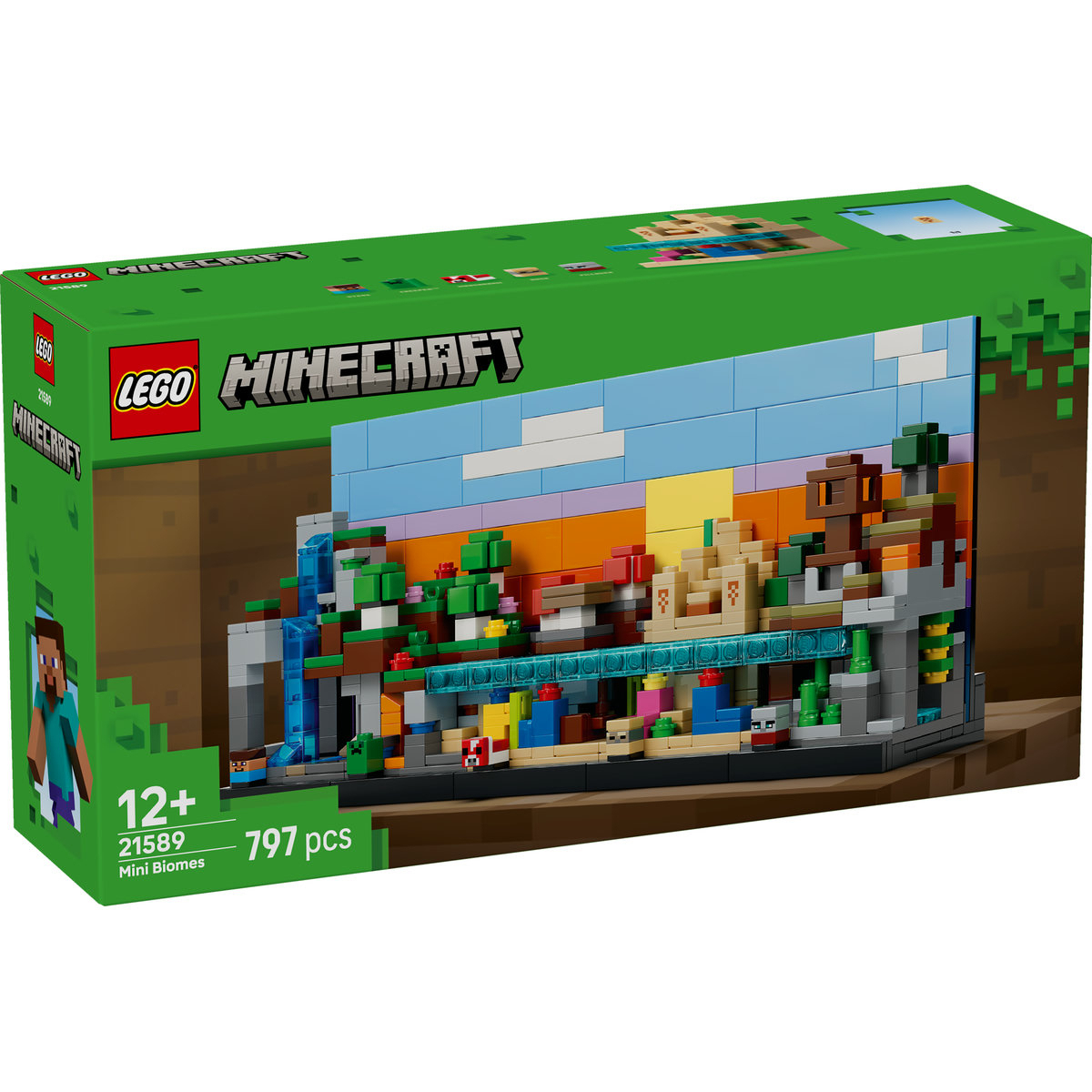 LEGO Minecraft Mini Biomes για 12+ Ετών 797τμχ 21589 - Image 2