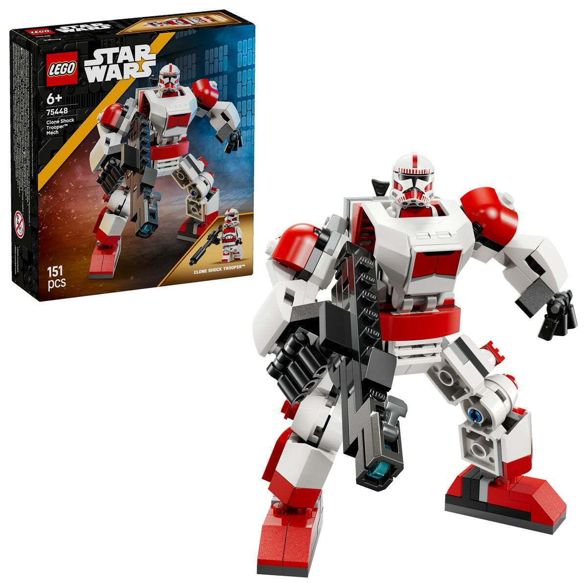 LEGO Star Wars Clone Shock Trooper™ Mech για 6+ Ετών 151τμχ 75448 - Image 3