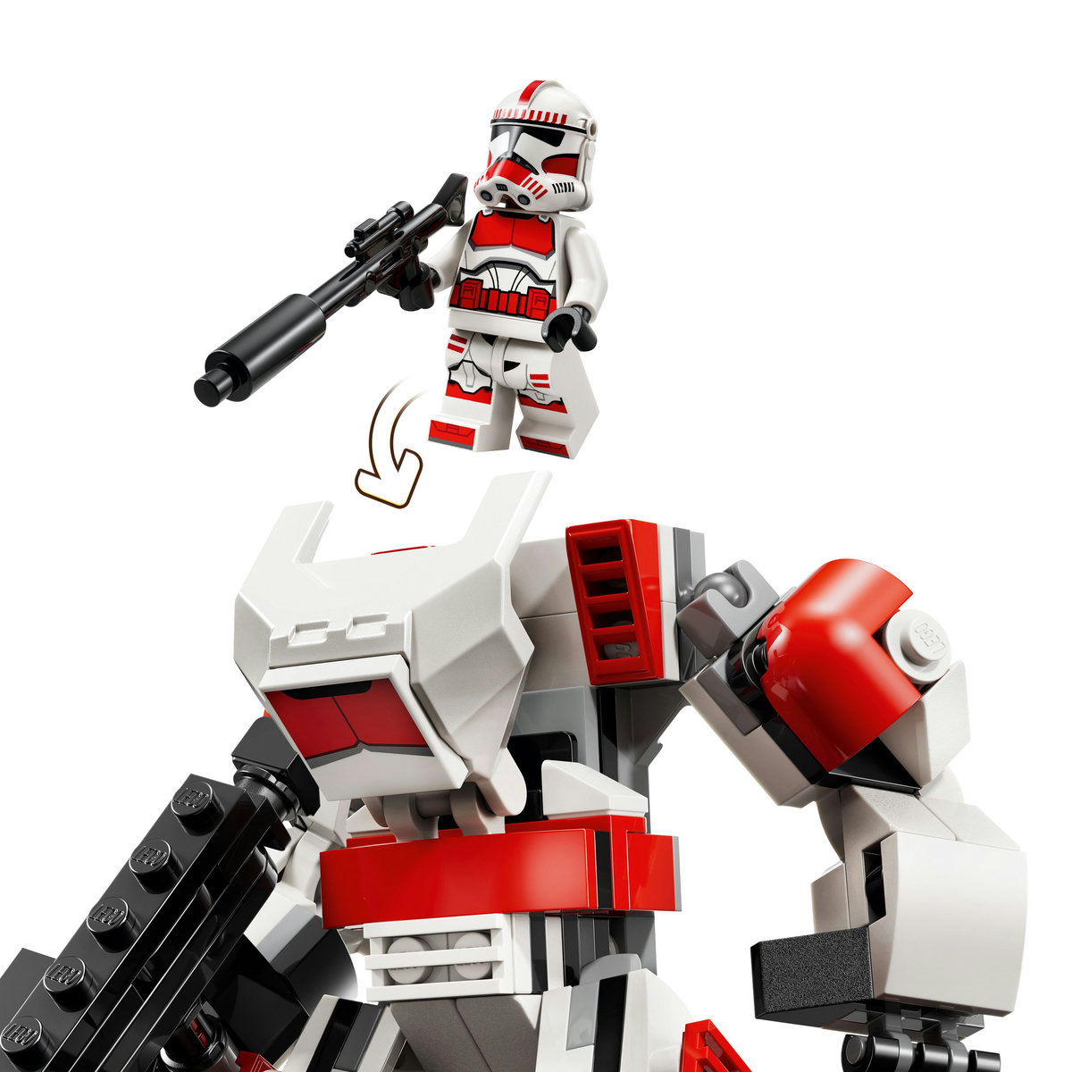 LEGO Star Wars Clone Shock Trooper™ Mech για 6+ Ετών 151τμχ 75448 - Image 4