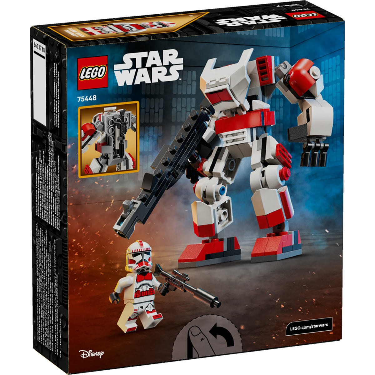 LEGO Star Wars Clone Shock Trooper™ Mech για 6+ Ετών 151τμχ 75448 - Image 8