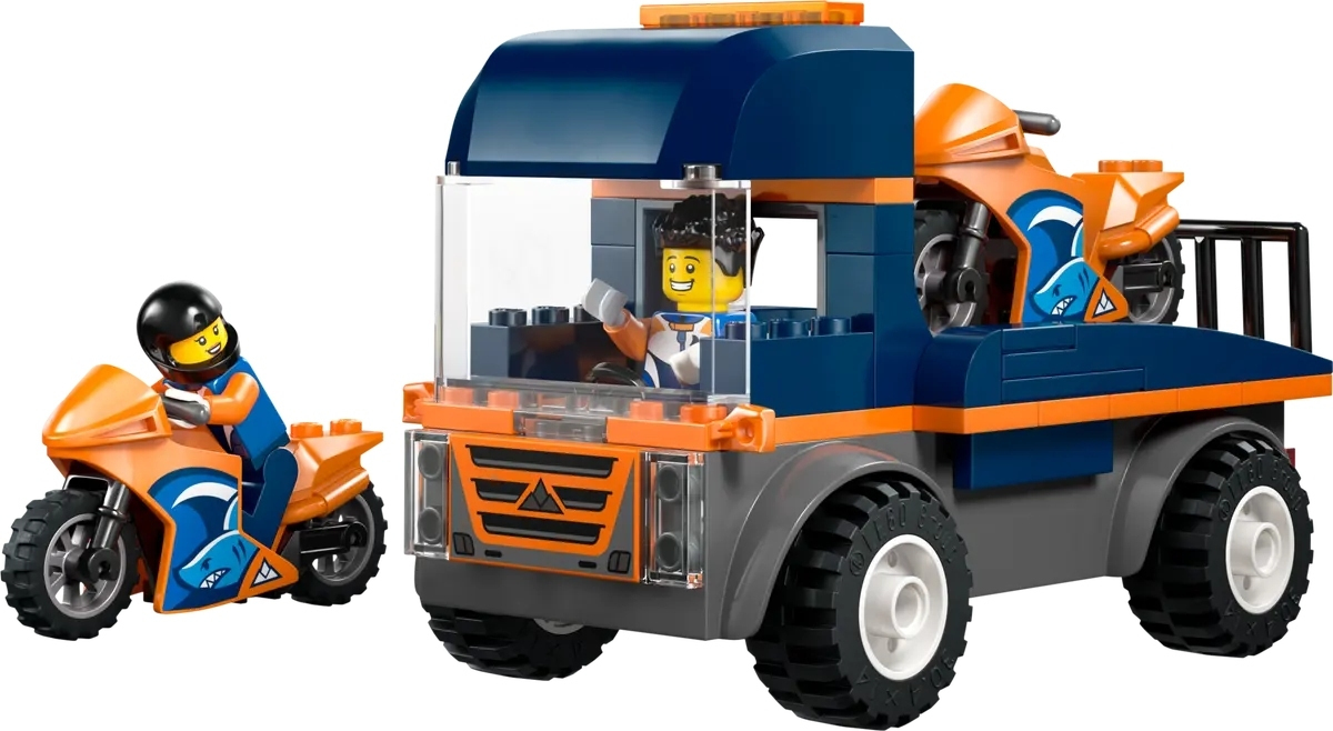 LEGO City Motorcycle Transporter για 4+ Ετών 88τμχ 60491 - Image 2