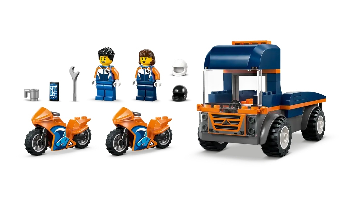 LEGO City Motorcycle Transporter για 4+ Ετών 88τμχ 60491 - Image 3