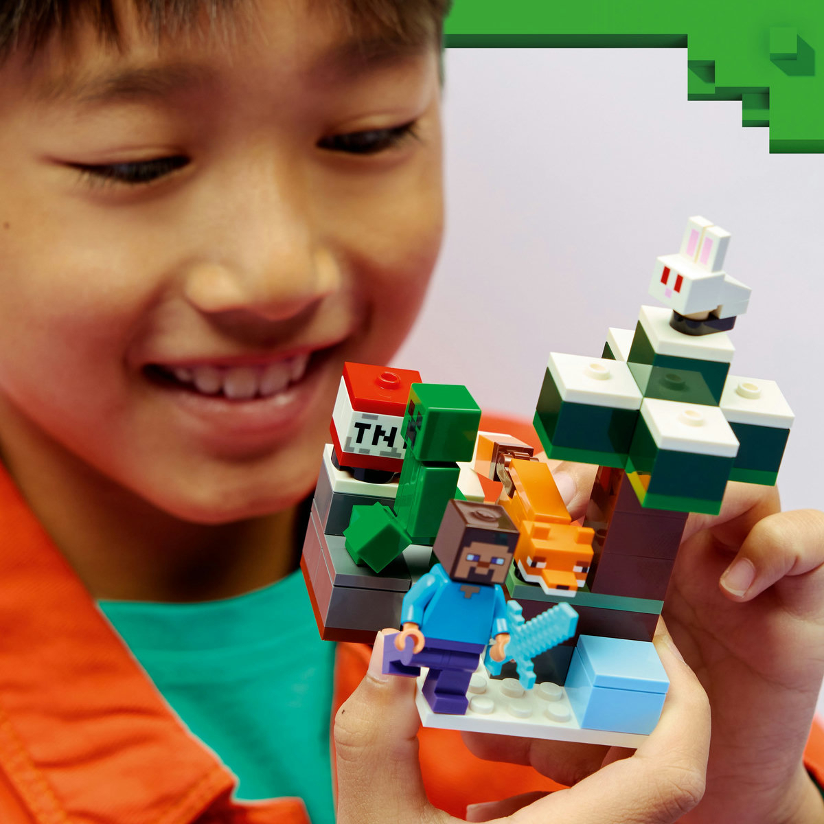 LEGO Minecraft Steve's Taiga Adventure για 6+ Ετών 79τμχ 21583 - Image 2