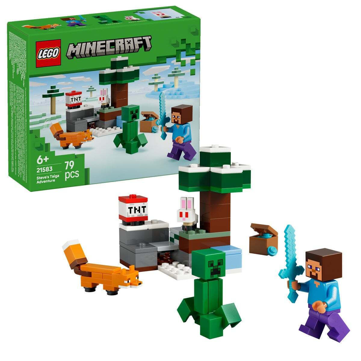 LEGO Minecraft Steve's Taiga Adventure για 6+ Ετών 79τμχ 21583 - Image 7